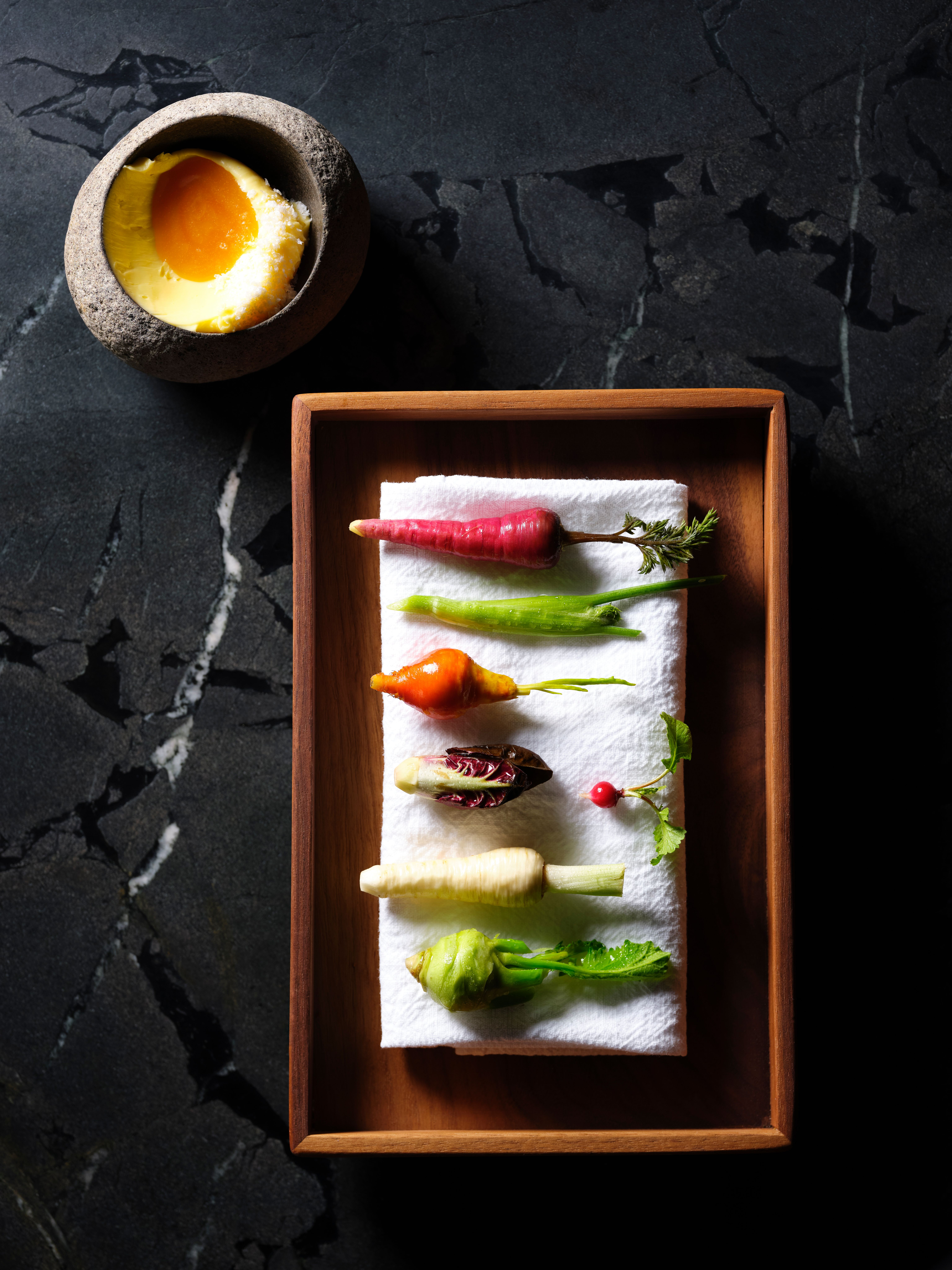 Garden Crudités with Honey & Cultured Butter