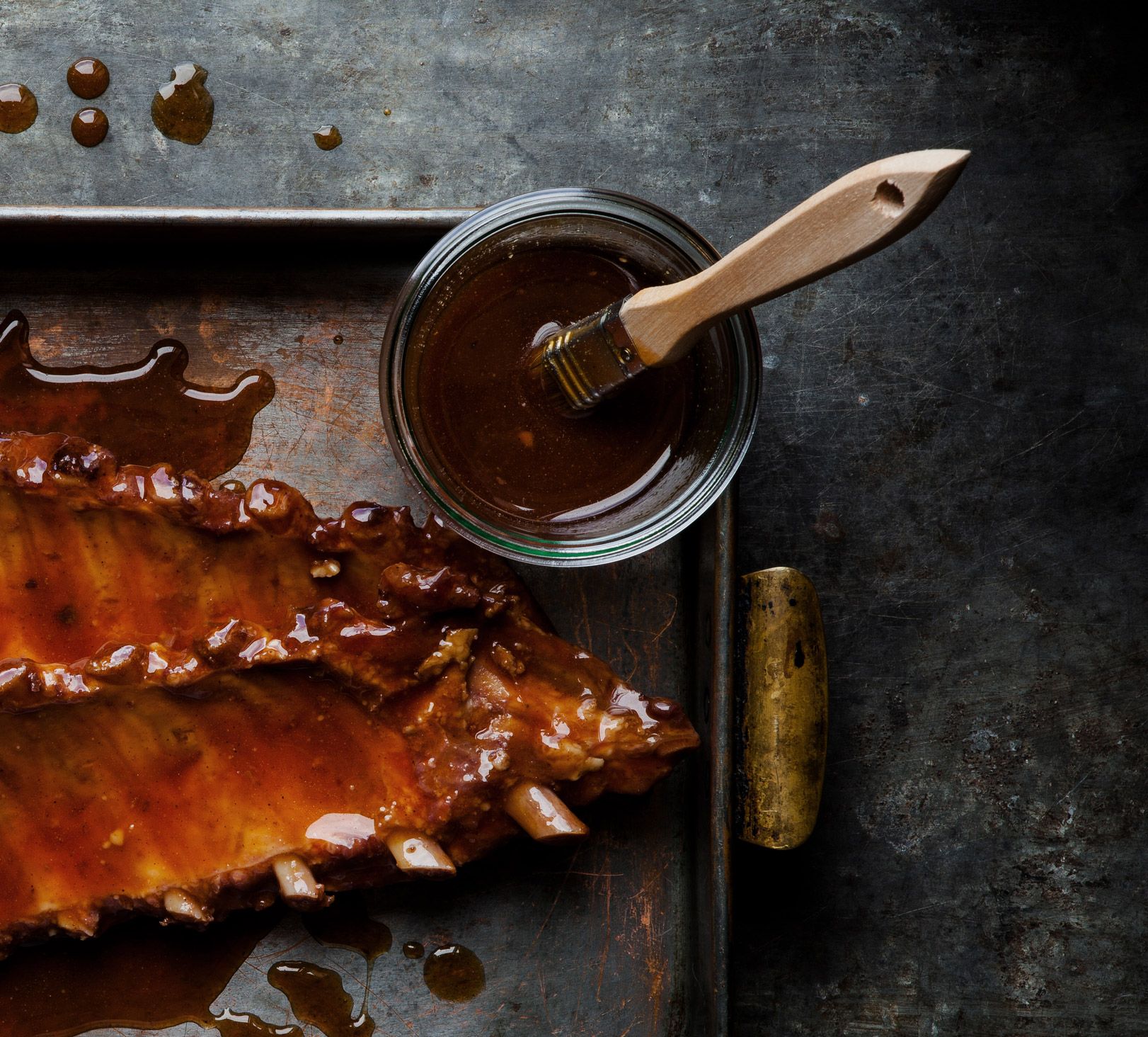 BBQ Ribs coated with The Southerly's Mānuka Honey infused with Whisky.